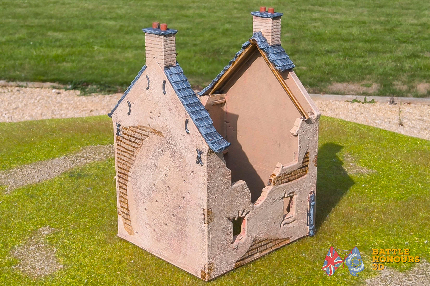 European Town Ruins House 3 (WW2)