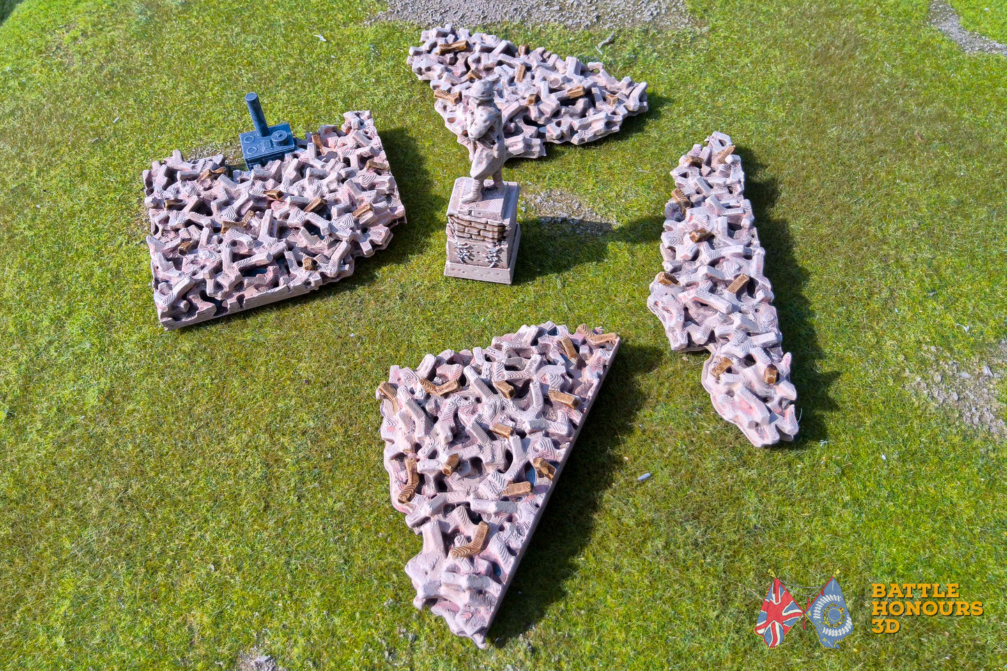 Rubble Terrain Bundle – 10 Piece Scatter Set (WW2)