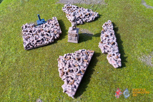 Rubble Terrain Bundle – 10 Piece Scatter Set (WW2)