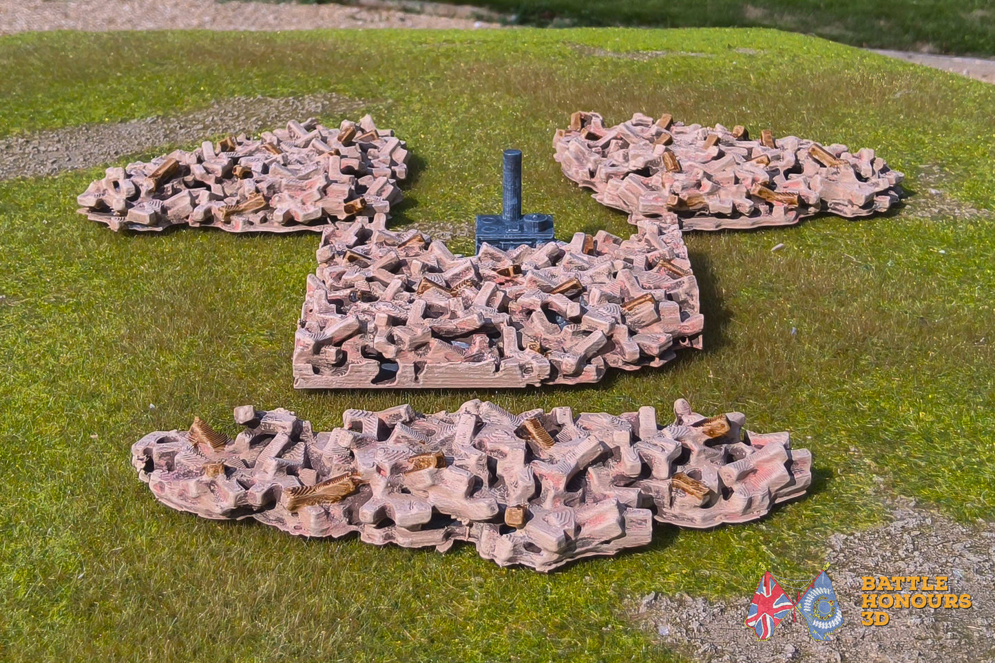 Rubble Terrain Bundle – 10 Piece Scatter Set (WW2)