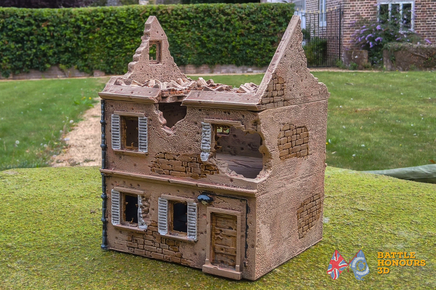 French Destroyed Townhouse 8 Terrain (WW2)