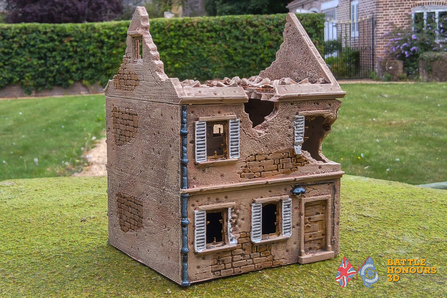 French Destroyed Townhouse 8 Terrain (WW2)