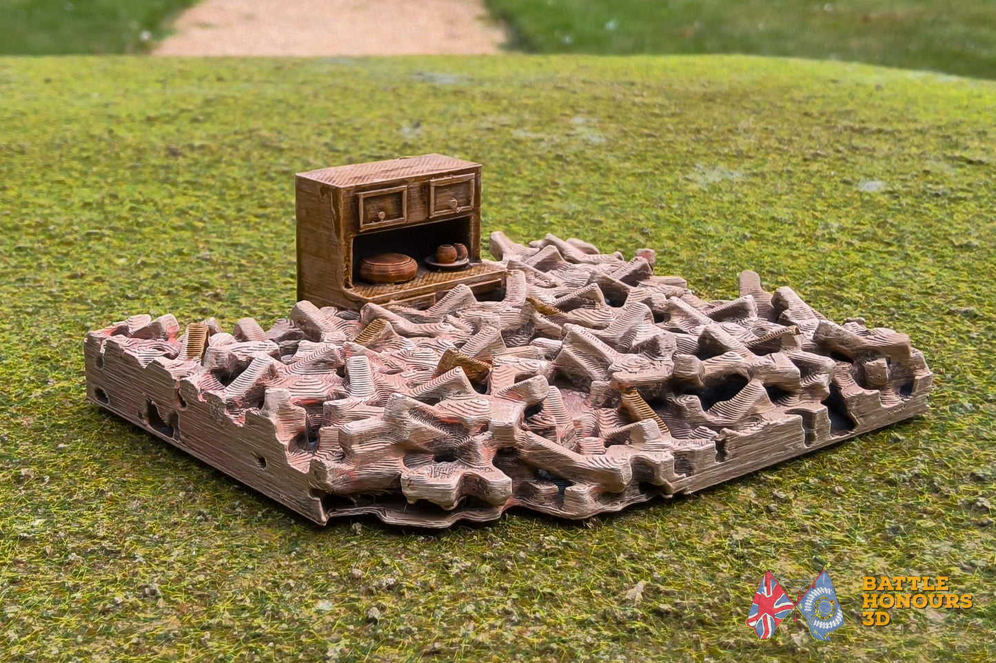Rubble Terrain Bundle – 10 Piece Scatter Set (WW2)