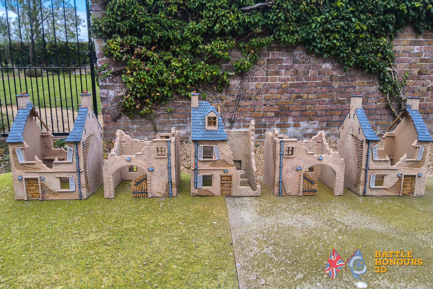 European Town Ruins Terrain Set (WW2)