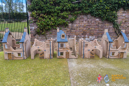 European Town Ruins Terrain Set (WW2)