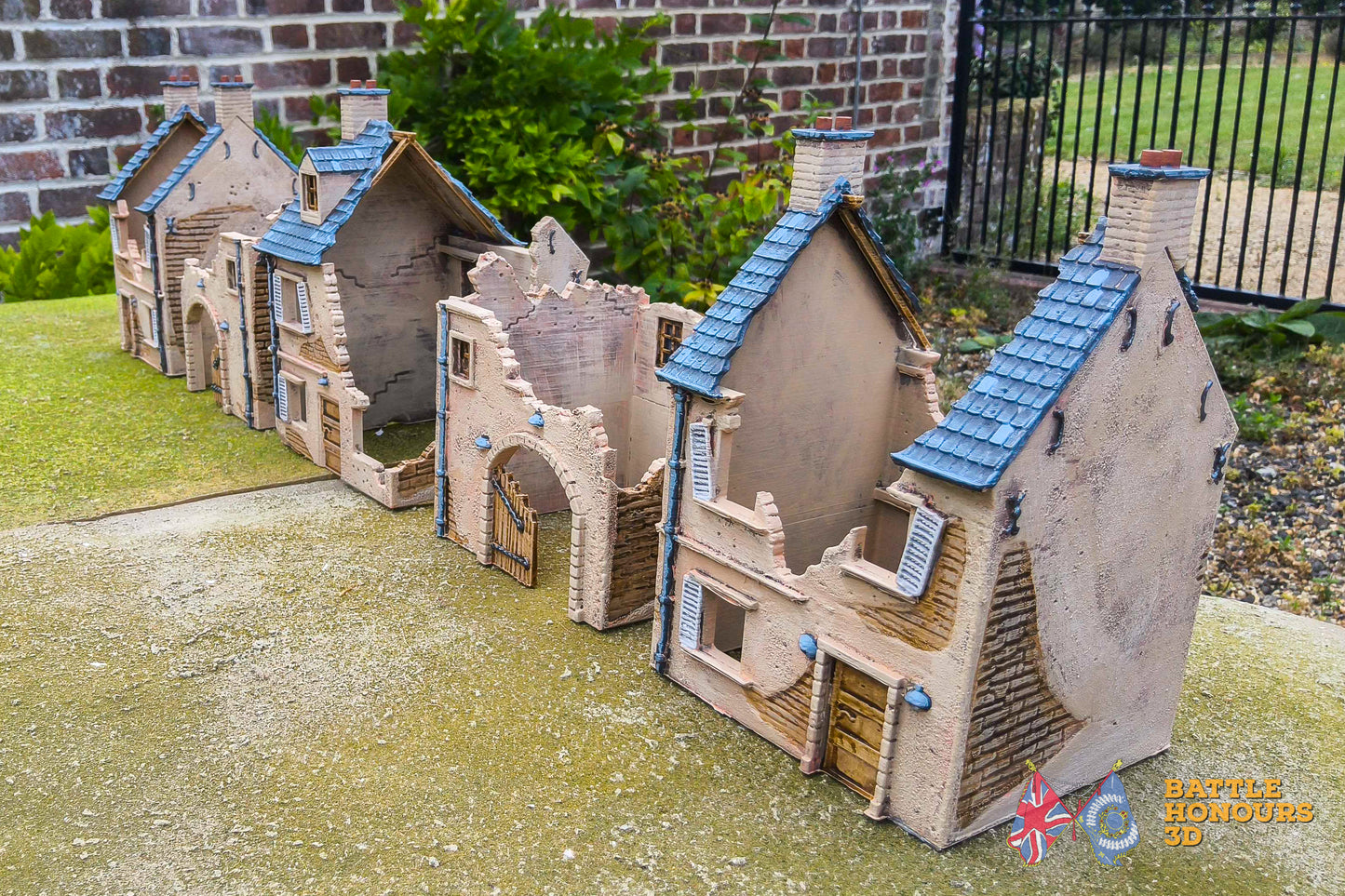 European Town Ruins Terrain Set (WW2)