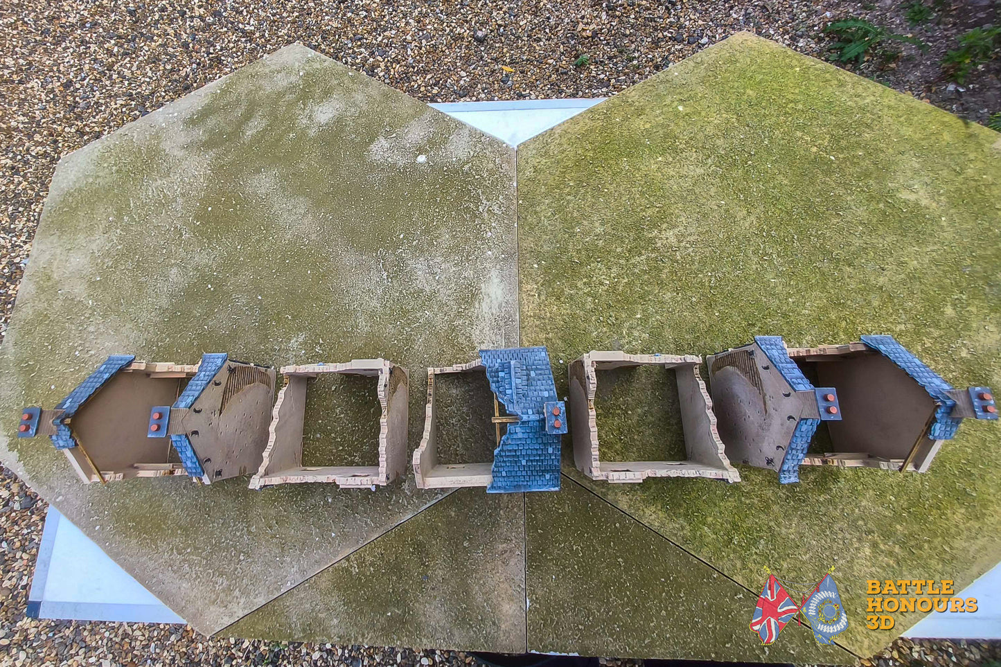 European Town Ruins Terrain Set (WW2)