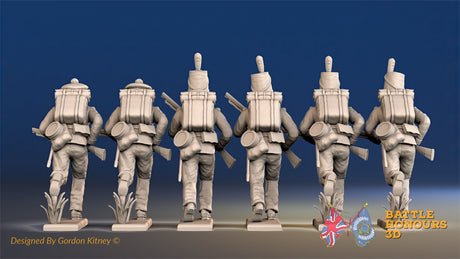 60th Rifles advancing mixed rear view alternate