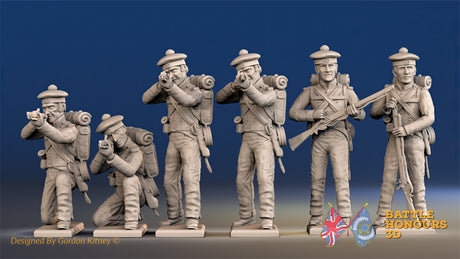 60th Rifles forage cap loading and firing alternate view
