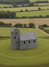 Early Saxon Church terrain model view 1