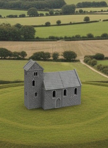 Early Saxon Church terrain model view 1