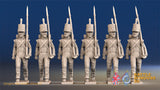 British Grenadier stovepipe miniature figures alternate view