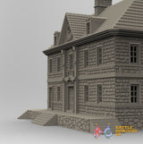 Sainte-Marie-du-Mont mairie terrain model alternate view
