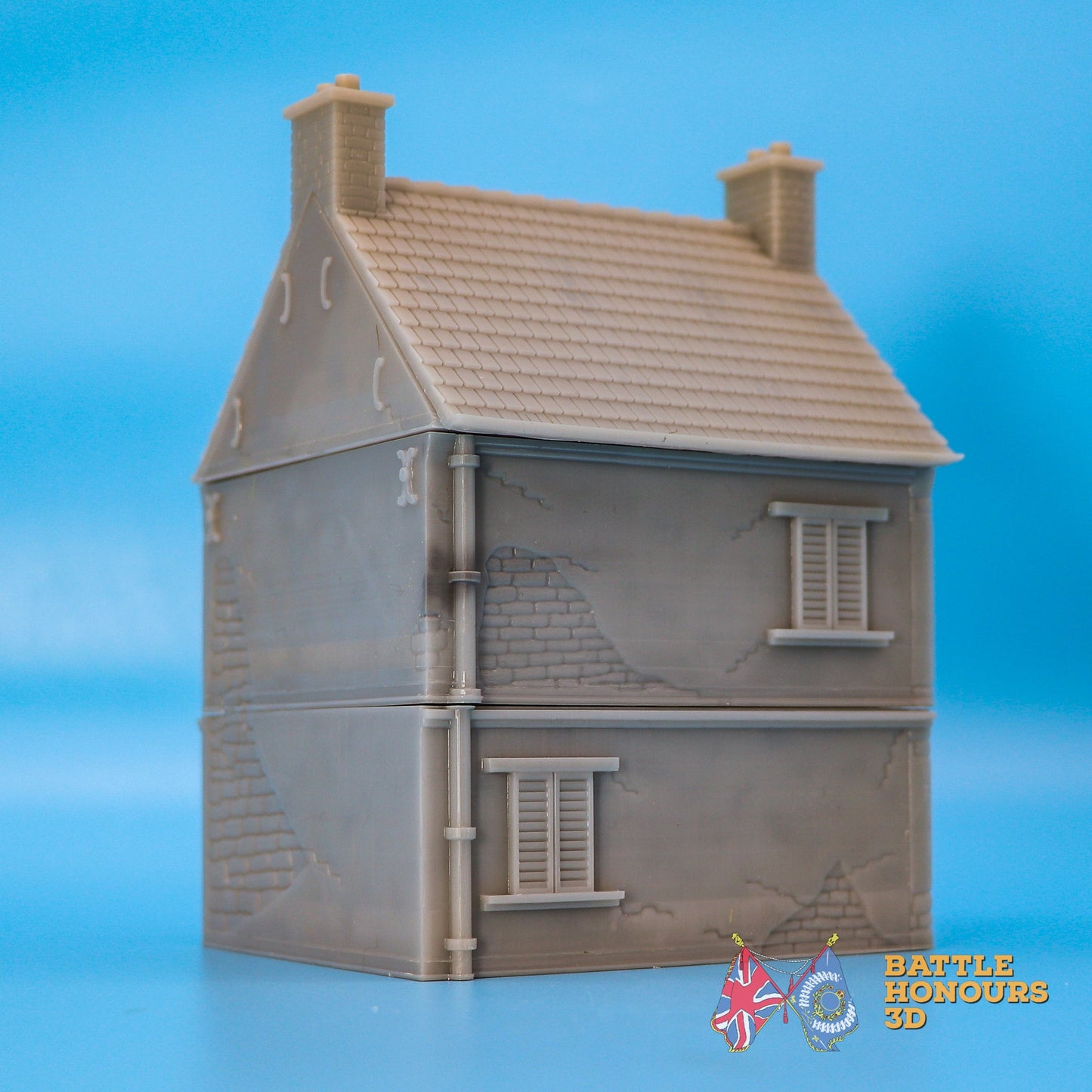 Normandy House 2 terrain model view 3