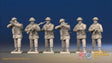WW2 British Commando Standing Firing miniature figures front view
