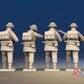 WW2 British Commando Standing Firing miniature figures rear view