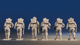 WW2 British Infantry - Advancing Bren Gun Team, Battle Dress