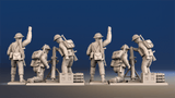WW2 British Infantry - Mortar Team, Battle Dress