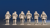 WW2 British Paratroopers - Advancing, Combat Helmets