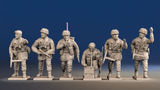 WW2 British Paratroopers - Command, Combat Helmets