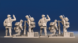 WW2 British Paratroopers - Mortar Team, Red Berets