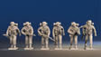 British Royal Marine Bren gun team alternate view
