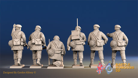 Royal Marine Commando command rear view