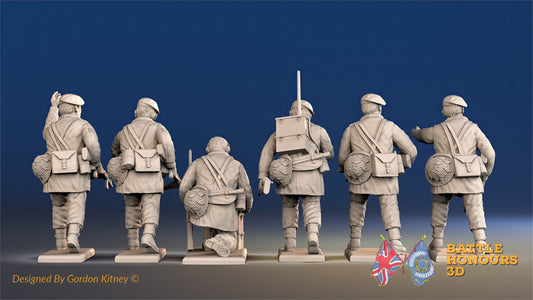 Royal Marine Commando command rear view