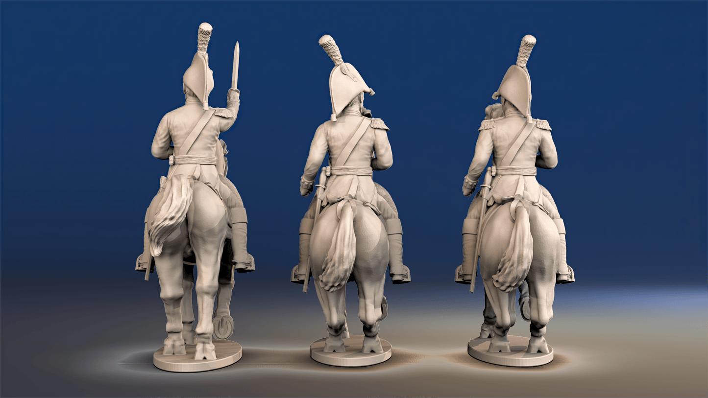 British mounted colonels bicorne set 2 rear view