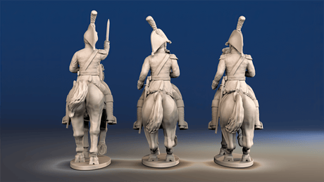 British mounted colonels bicorne set 2 rear view