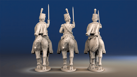 British mounted colonels shako set 2 rear view