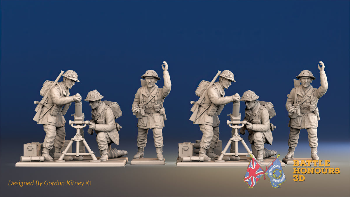 British Commandos smock mortar team