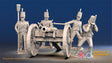 British foot artillery firing alternate view