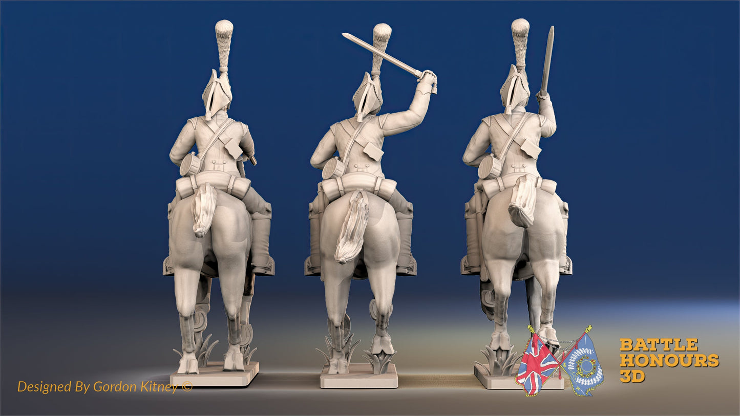 British Heavy Dragoons Galloping Set 1