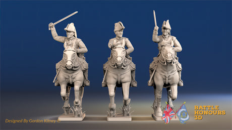 British Heavy Dragoons galloping set 2
