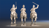 British heavy dragoons galloping set 2 rear view