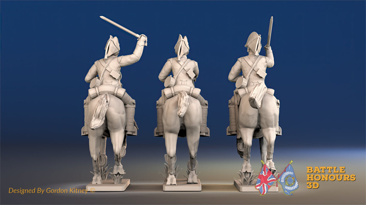 British Heavy Dragoons Galloping Set 3