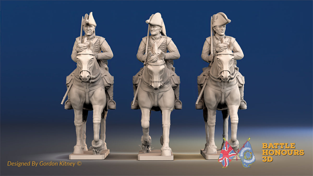 British Heavy Dragoons trotting alternate view