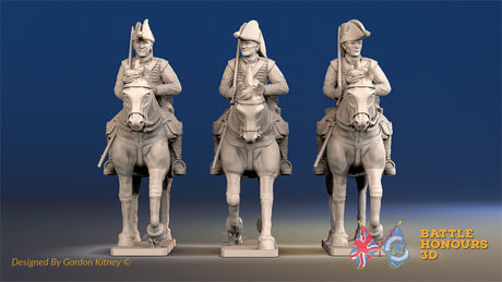 British Heavy Dragoons trotting alternate view