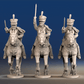 British hussars bell shako galloping set 2 front view
