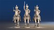 British hussars bell shako galloping set 2 front view