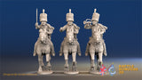 British Hussar busby command galloping alternate view