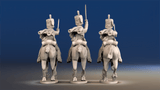 British hussars busby galloping set 2 rear view