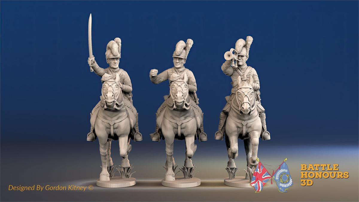 British Light Dragoon Tarleton command galloping alternate view