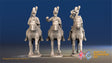 British Light Dragoon Tarleton command trotting alternate view