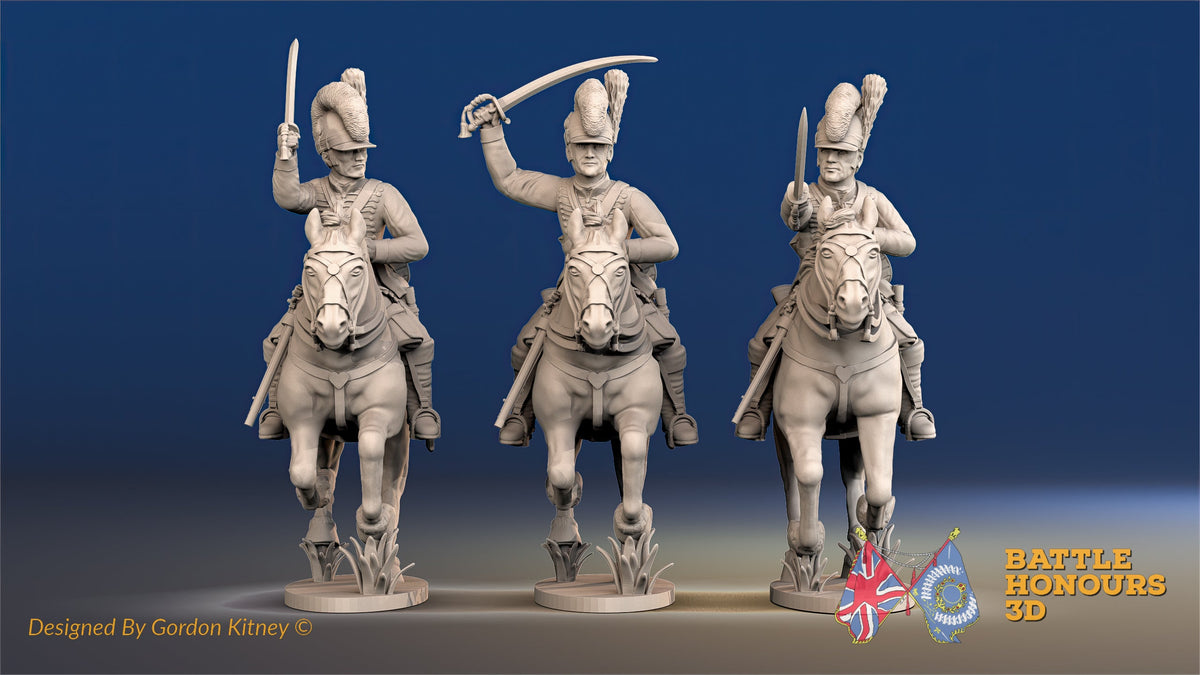 British Light Dragoon Tarleton galloping set 1 alternate view