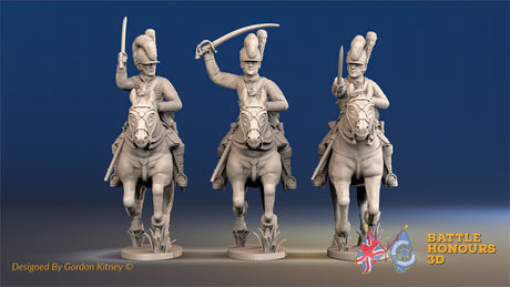 British Light Dragoon Tarleton galloping set 1 alternate view