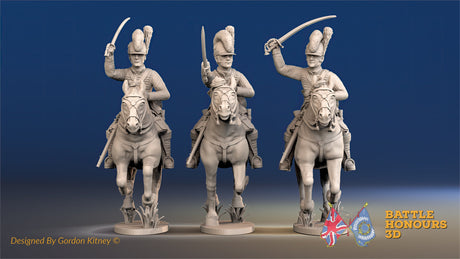 British Light Dragoon Tarleton galloping set 2 alternate view