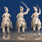 Napoleonic British Light Dragoons Tarleton galloping set 3 rear view