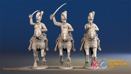 British Light Dragoon Tarleton galloping set 3 alternate view